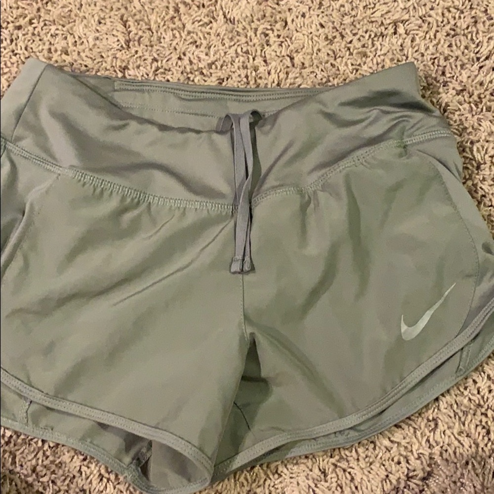 Barley worn Nike running shorts